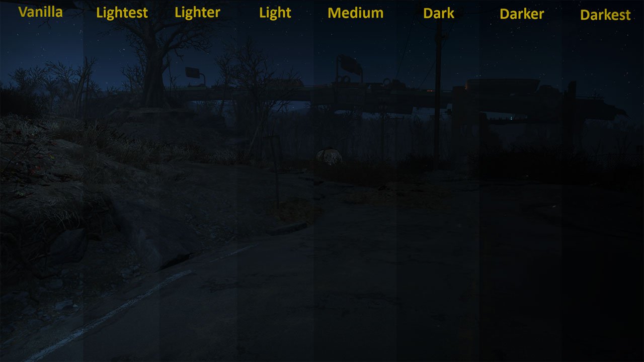 Fallout 4 Mods noches más oscuras